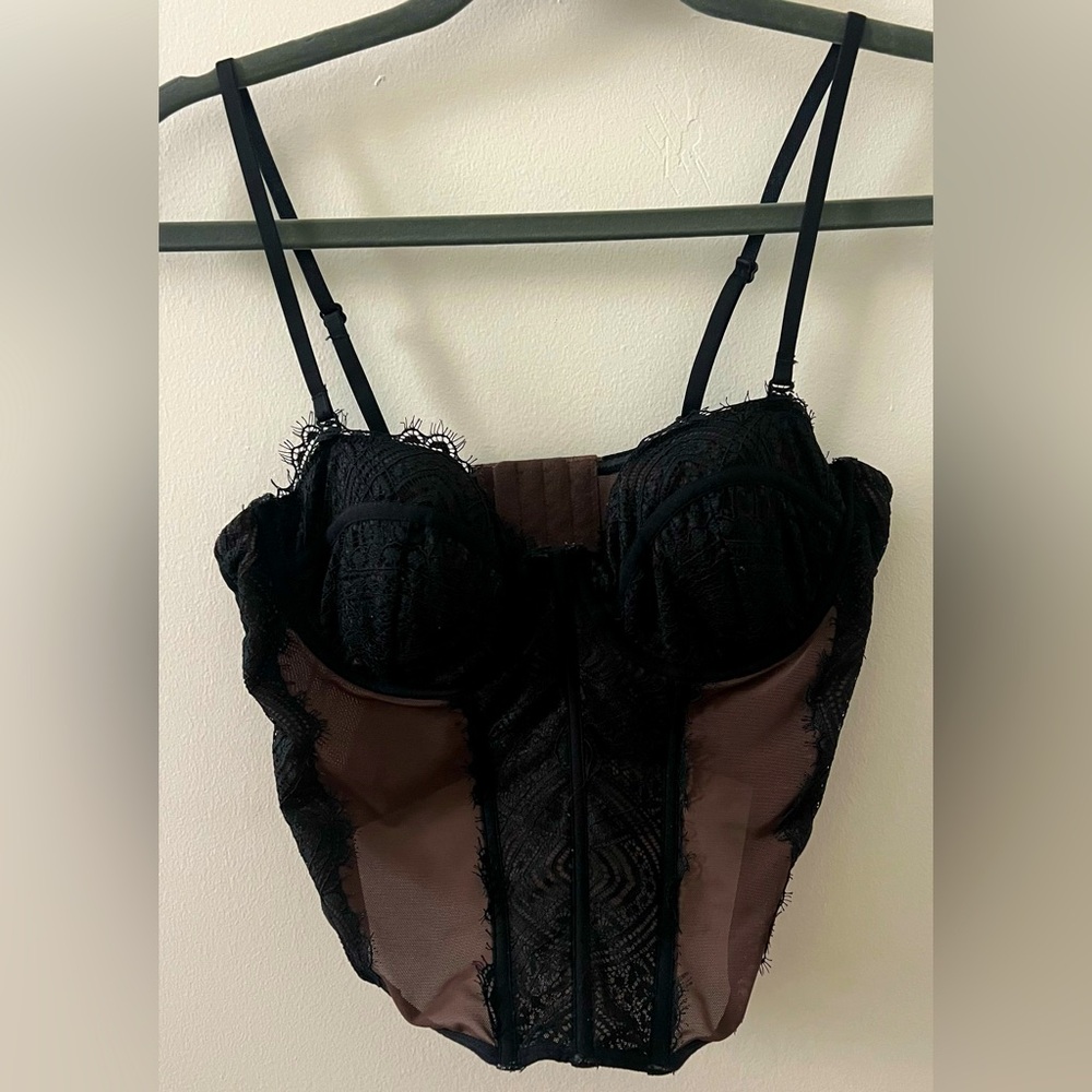 Black corset top